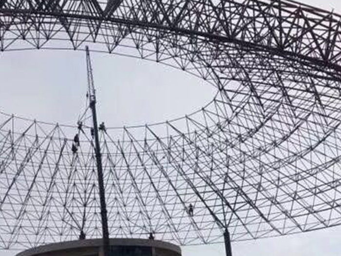 莱西篮球馆球形网架厂家价格