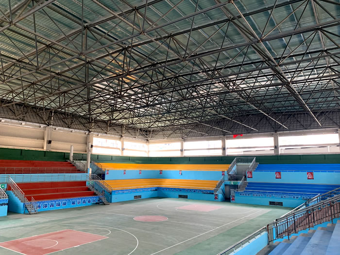 莱西富川体育馆网架